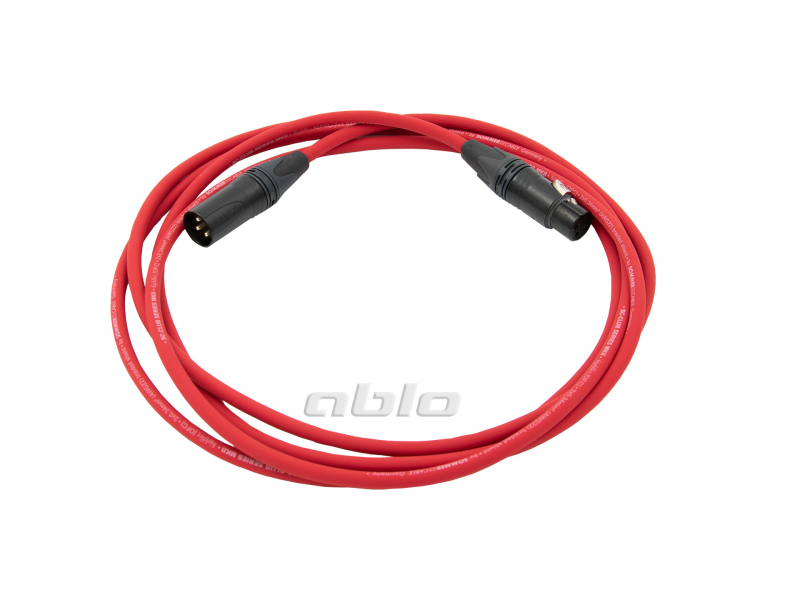 Gotowy kabel mikrofonowy SC Club Series MKII + Neutrik NC3FXX-BAG + Neutrik NC3MXX-BAG